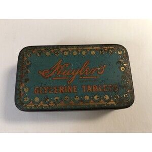 Vintage Huylers New York Glycerine Tablets Tin